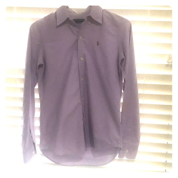 Lavender Ralph Lauren Button Down Shirt